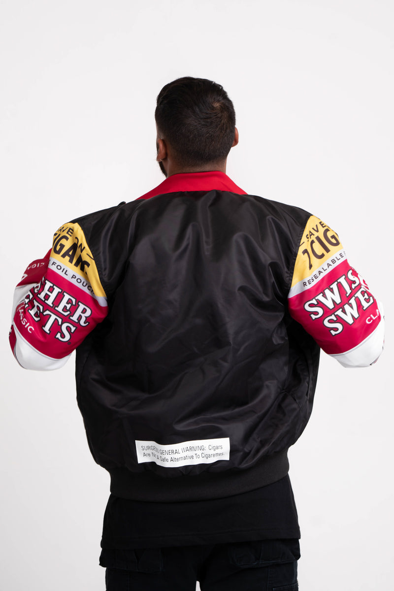 Drip Sleeve Bomber Jacket – Swisher Sweets